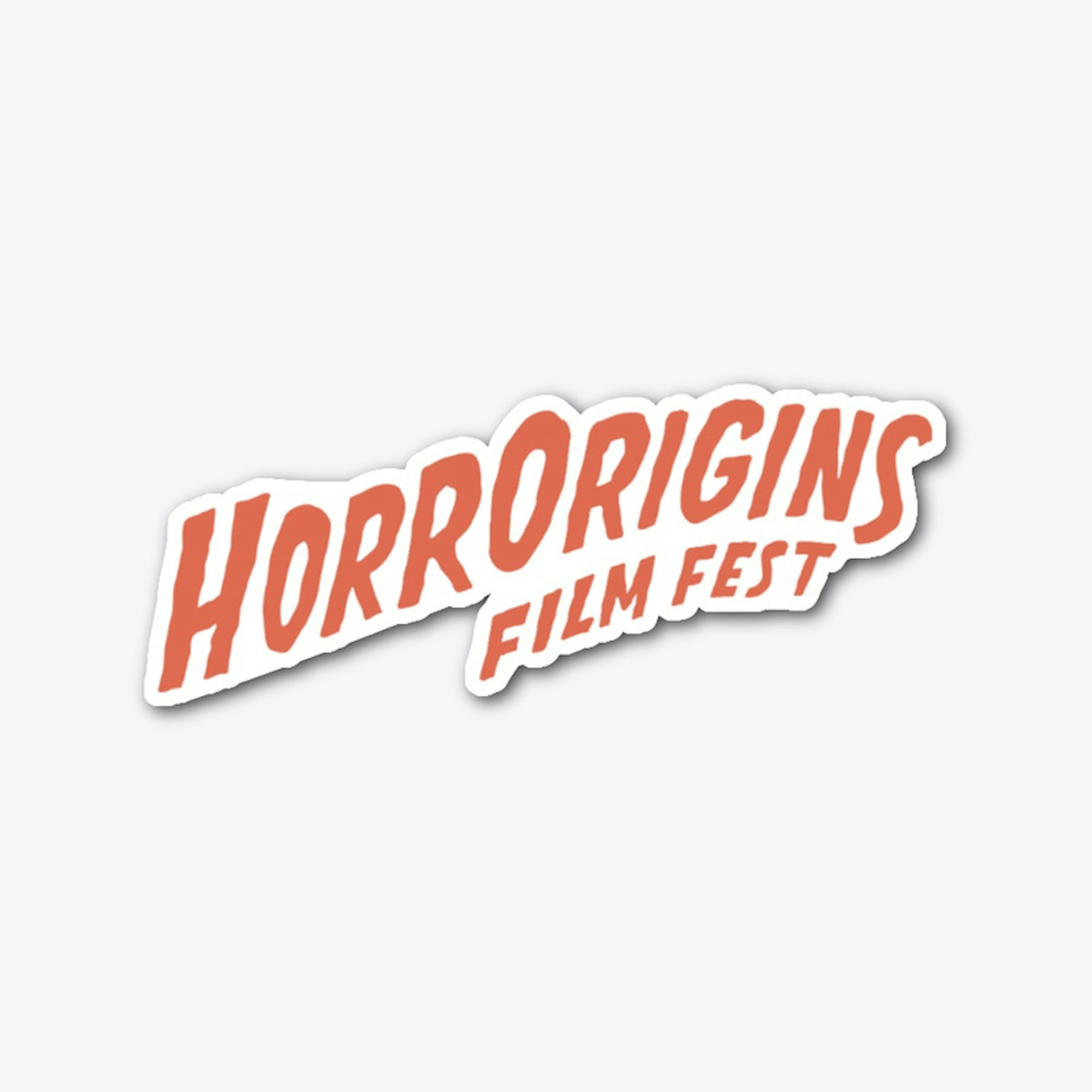 HorrOrigins Film Fest Die-cut Sticker